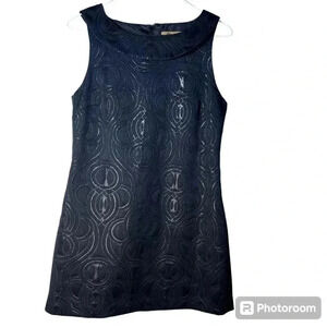 Target limited  Editionblack collared shaded geometric jacquard dress size 10